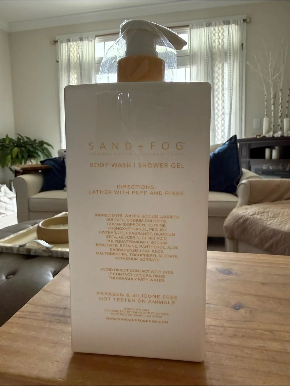 Sand & Fog Pineapple Coconut Body Wash - LARGE